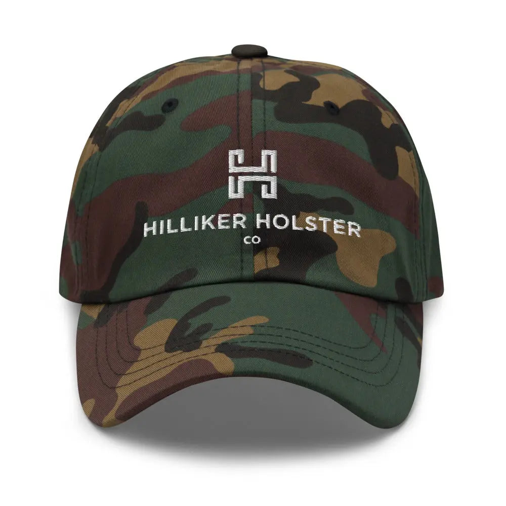 Hilliker Holster Classic Dad Hat Hilliker Holster Co Green Camo