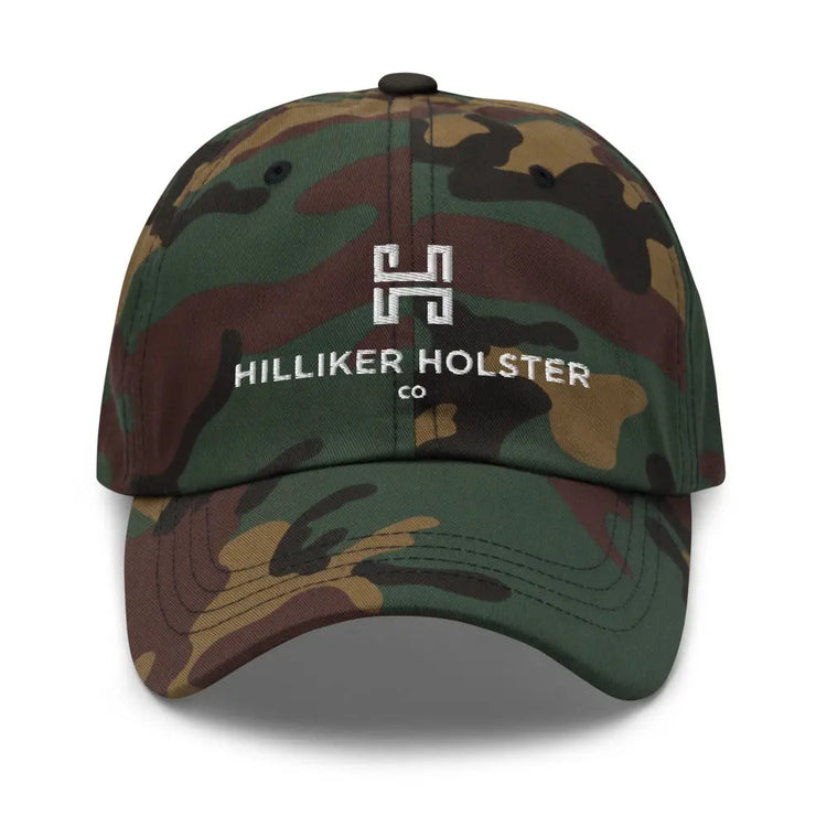 Hilliker Holster Classic Dad Hat Hilliker Holster Co Green Camo