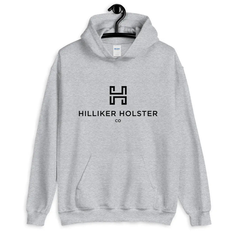 Hilliker Hol Co (black logo)Unisex Hoodie Hilliker Holster Co Sport Grey S