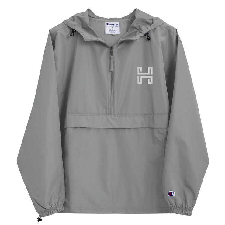 Hilliker Holster Co (White Logo) Embroidered Packable Jacket