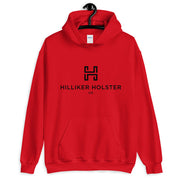Hilliker Hol Co (black logo)Unisex Hoodie Hilliker Holster Co Red S 