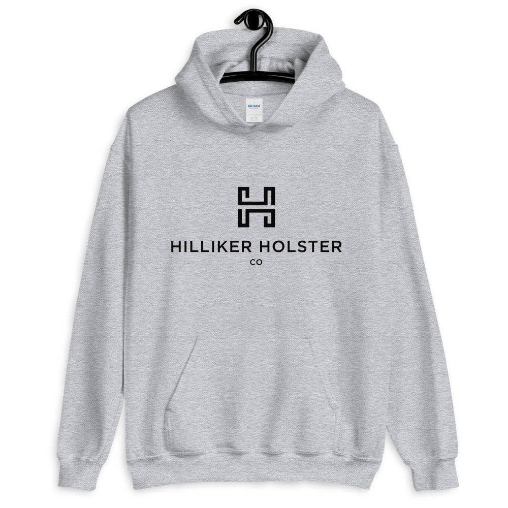 Hilliker Hol Co (black logo)Unisex Hoodie Hilliker Holster Co Sport Grey S 