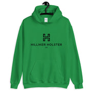 Hilliker Hol Co (black logo)Unisex Hoodie Hilliker Holster Co Irish Green S 